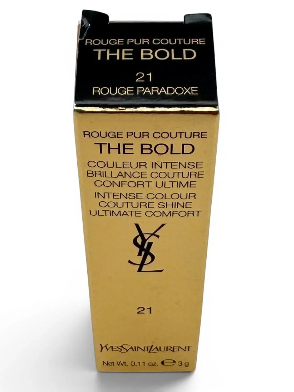 YSL Rouge Pur Couture The Bold Lipstick 3g Shade #21 ROUGE PARADOXE